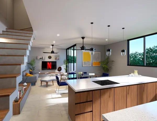 Penthouse en venta de 2 habitaciones y terraza techada en Temozon Norte Penthouse en venta de 2 habitaciones y terraza techada en Temozon Norte