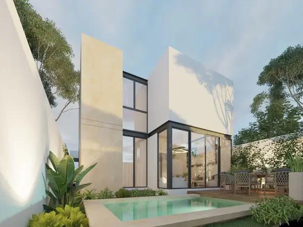 Casa en venta de 3 recamaras, 3 baños, alberca, Altozano Merida