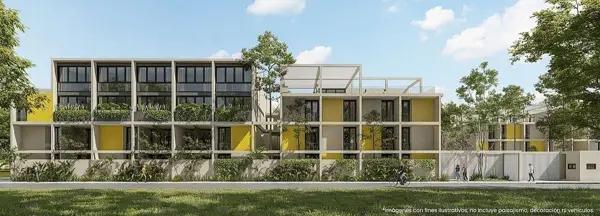 Departamento de 2 Recámaras Amueblado  en Temozón - Yucatán