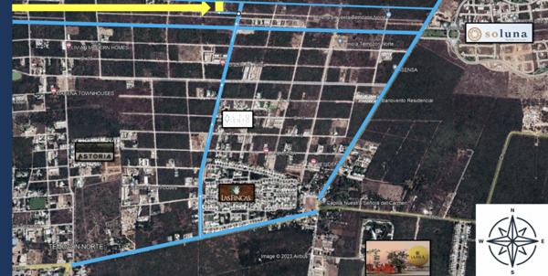 Terreno residencial en venta en Temozon Norte, Mérida