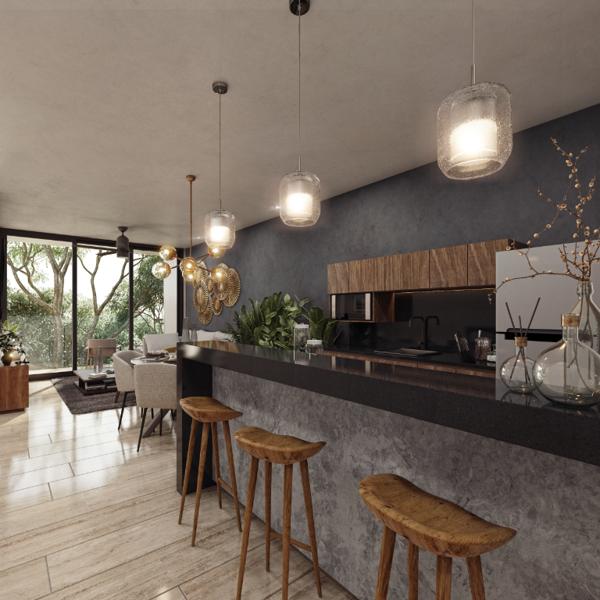 Departamento en venta en Merida Yucatan San Ramon completamente equipado