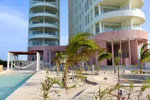 Departamento de lujo en la playa  frente al mar, Telchac Yucatan