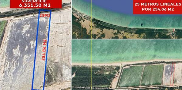 Terreno en Venta en Sisal, Yucatán, frente al mar