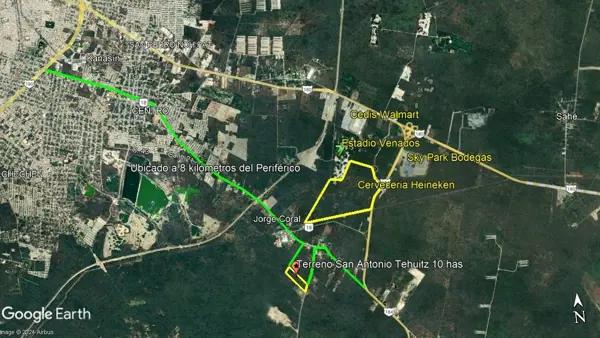Terreno en Venta en Kanasín, Yucatán, en San Antonio Tehuitz