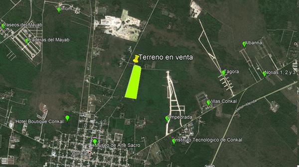 Terreno en venta en Conkal, Yucatán