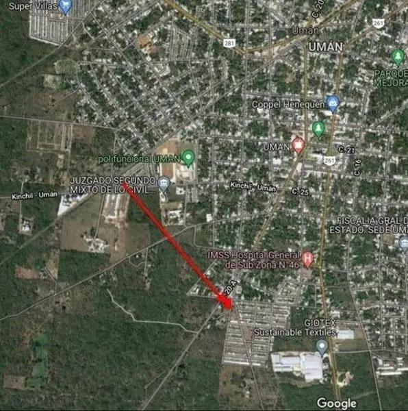 Terreno en Venta con Bodega y Oficina en Umán, Yucatán
