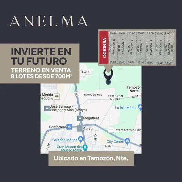 Lotes en Venta en Temozón Norte, Anelma Lotes en Venta en Temozón Norte, Anelma