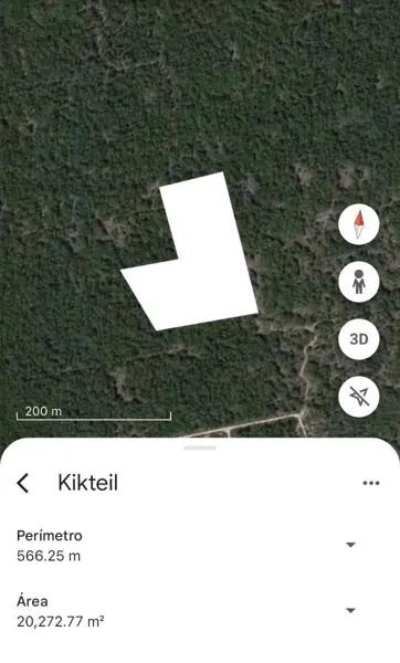 Terreno en Venta de 2 Ha en Kikteil