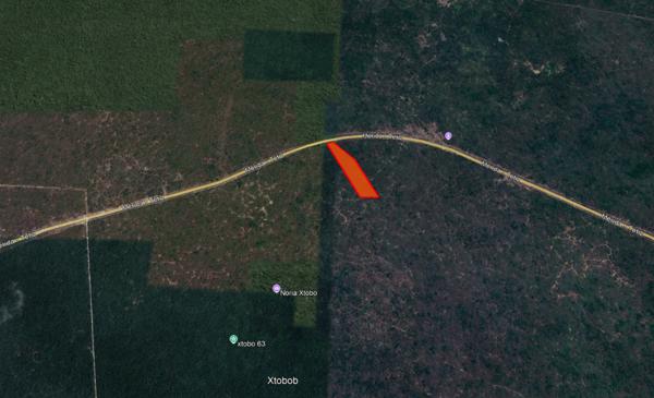 Terreno en Venta en Ucú, sobre carretera a Hunucmá, a 7 km de Mérida