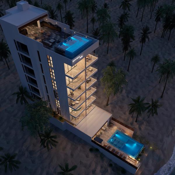 Departamentos en Venta Bruna Beach Tower en la Playa de Chelem