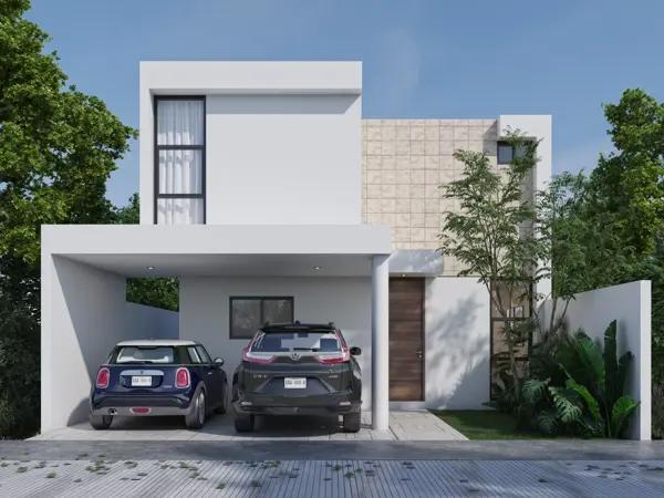 CASA EN VENTA EN MERIDA, PRIVADA EN ZONA CONKAL CON CASA CLUB