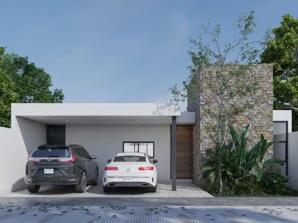 CASA EN VENTA EN MERIDA, 1 PISO PRIVADA EN ZONA CONKAL CON CASA CLUB