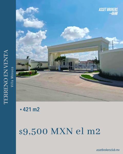 TERRENO EN VENTA VILLA MONACO