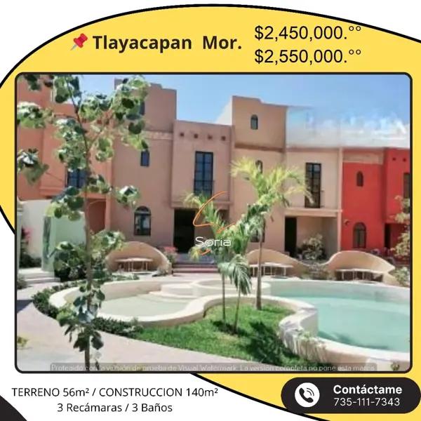 CASA EN TLAYACAPAN MORELOS
PUEBLO MAGICO