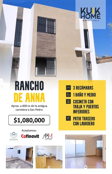 Casa en venta en Ejido Ana, Torreón, Coahuila de Zaragoza