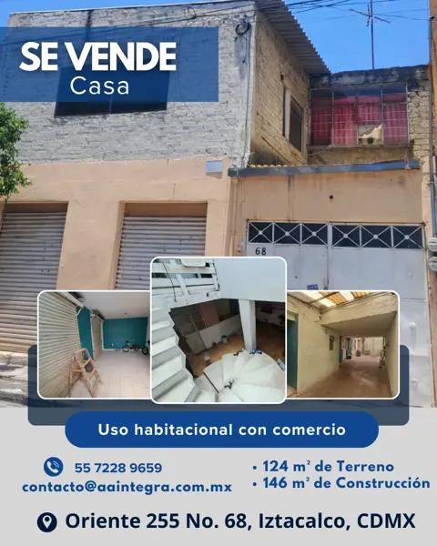 Casa en Venta en Agricola Oriental, Iztacalco
