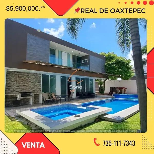 Casa en venta en Real de Oaxtepec, Yautepec, Morelos