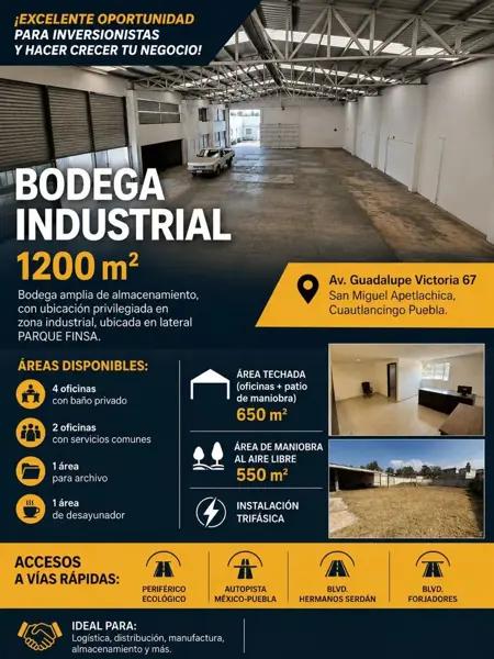 Bodega en venta en Sanctorum, Cuautlancingo, Puebla