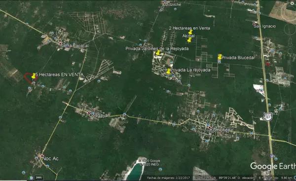 ENORME TERRENO CON SERVICIOS EN VENTA DE 5 HAS, AL NOR-PONIENTE DE LA CIUDAD DE MÉRIDA EN SUYTUNCHÉN