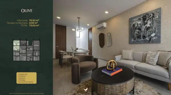 GREEN URBAN JUNGLE MOD OLIVE || DEPARTAMENTO EN VENTA UBICADOS EN TEMOZON NORTE, MÉRIDA, YUCATÁN GREEN URBAN JUNGLE MOD OLIVE || DEPARTAMENTO EN VENTA UBICADOS EN TEMOZON NORTE, MÉRIDA, YUCATÁN