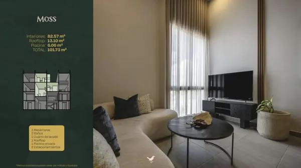 GREEN URBAN JUNGLE MOD MOSS || DEPARTAMENTOS EN VENTA, CON AMENIDADES EN TEMOZÓN NORTE, MÉRIDA, YUC.
