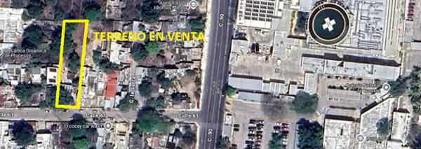 TERRENO EN VENTA CON CONSTRUCCION A MEDIA CUADRA DEL REGISTRO PUBLICO Y CATASTRO ESTATAL (INSEJUPY)