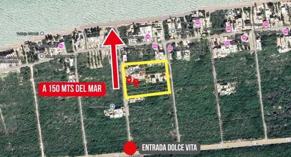 LOTES DE TERRENO UBICADOS EN SEGUNDA FILA LATERAL EN LA COSTA YUCATECA, EN EL PUERTO DE SAN BENITO
