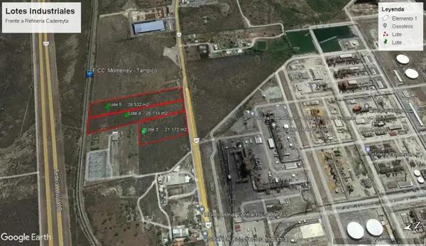 Terreno en Venta en PEMEX Refinería en breña de 26,532 M2