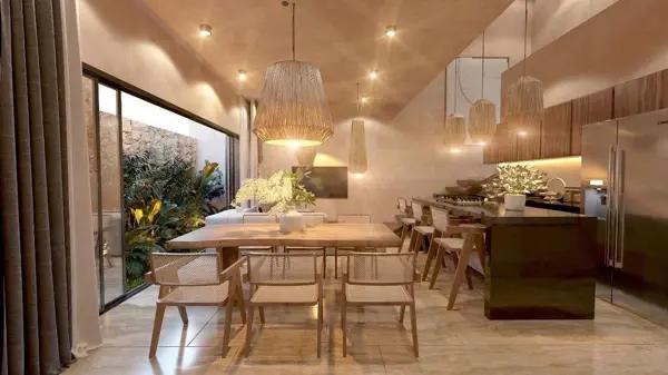 Townhouse con rooftop y piscina en venta en Dzitya Townhouse con rooftop y piscina en venta en Dzitya