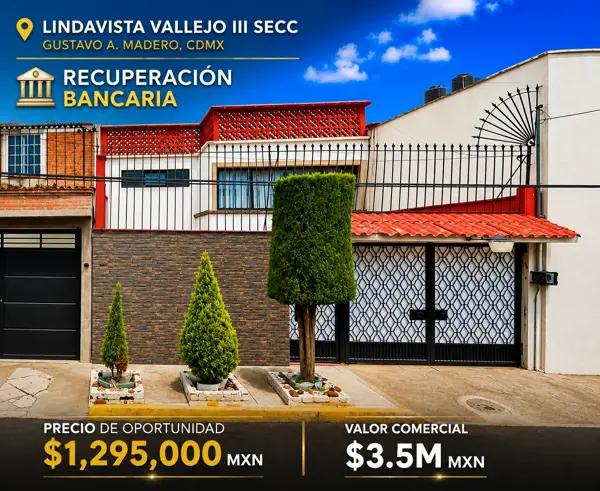 LINDAVISTA VALLEJO | CASA DE 232 m² MUY POR DEBAJO DEL VALOR COMERCIAL LINDAVISTA VALLEJO | CASA DE 232 m² MUY POR DEBAJO DEL VALOR COMERCIAL