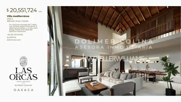 Preventa! V3 Villa Mediterránea en el Pacífico Mexicano.