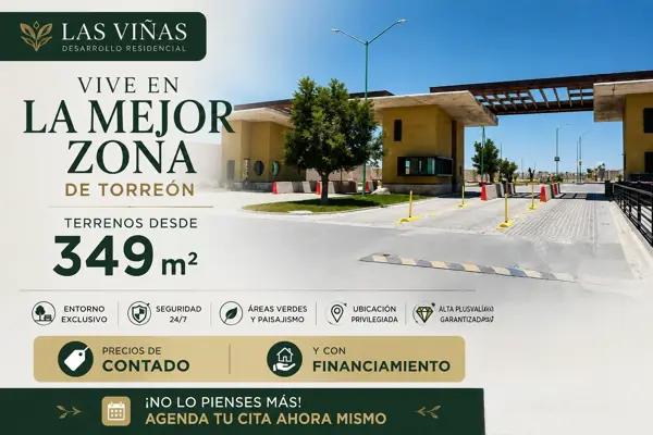 TERRENOS EN LAS VIÑAS, EN VIÑEDOS, TORREON, COAH