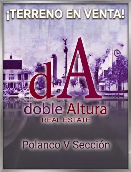 Venta Terreno Polanco V Sección. Ideal constructores.