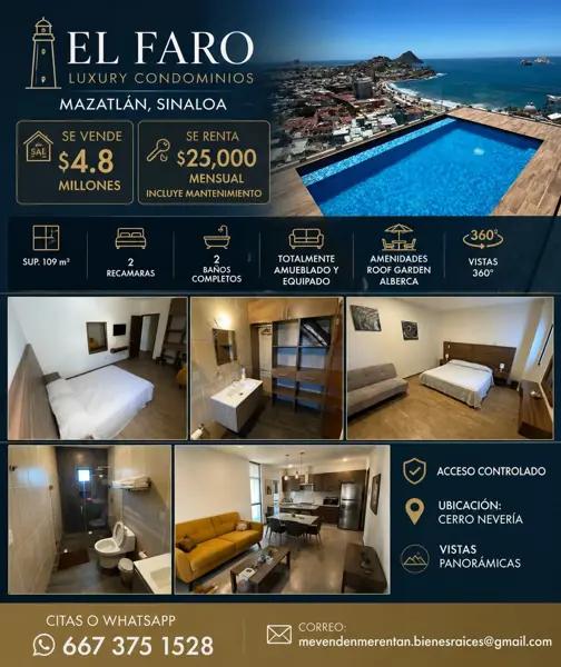Departamento en venta en Mazatlán Centro, Mazatlán, Sinaloa