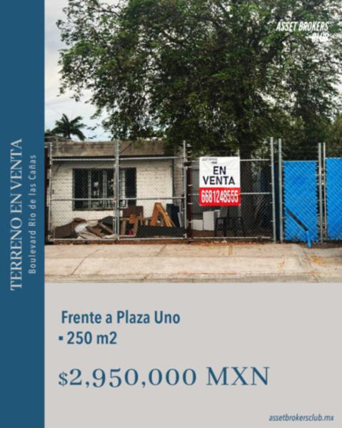 TERRENO EN VENTA BLVD RÍO DE LAS CAÑAS