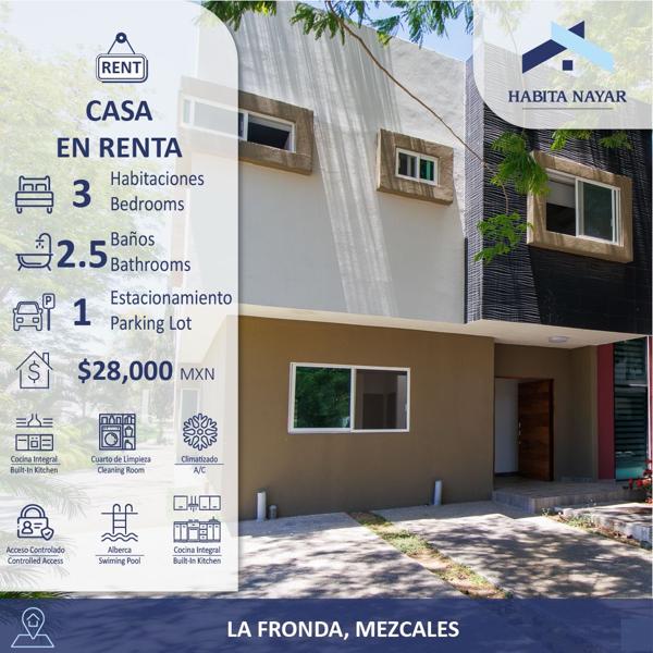 Casa en renta sin muebles, La fronda