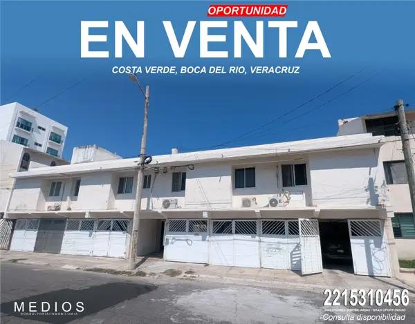 REMATE DE CASA EN COSTA VERDE, VERACRUZ, CERCA A LA UNIVERSIDAD Y COSTCO, SOLO CONTADO