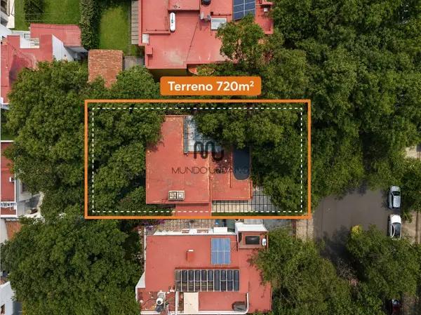 Terreno en venta en Virreyes Lomas de Chapultepec Av Prado Sur