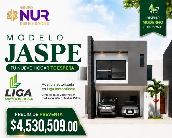 CASA EN VENTA MODELO JASPE REAL CAMPESTRE