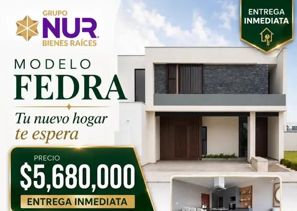 CASA EN VENTA MODELO FEDRA REAL CAMPESTRE