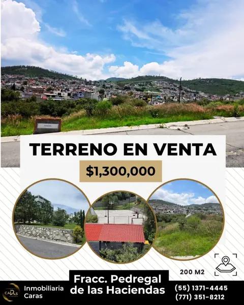 Terreno en venta en Residencial Pedregal de las Haciendas, Pachuca de Soto, Hidalgo