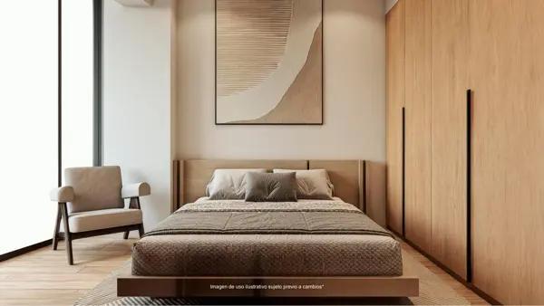 Departamento tipo 5 en preventa con jardín privado, 2 recámaras y 2 estacionamientos • 94.13 m²