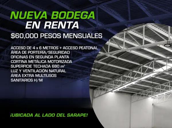 Bodega en Renta en Rancho las Varas Bodega en Renta en Rancho las Varas
