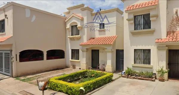 Casa en venta en comunidad cerrada con cocina integral en Casa Blanca, Cajeme JX Casa en venta en comunidad cerrada con cocina integral en Casa Blanca, Cajeme JX