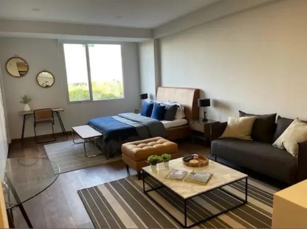 Renta departamento tipo loft Santa Fe City Blue enfrente de la Ibero amueblado equipado amenidades