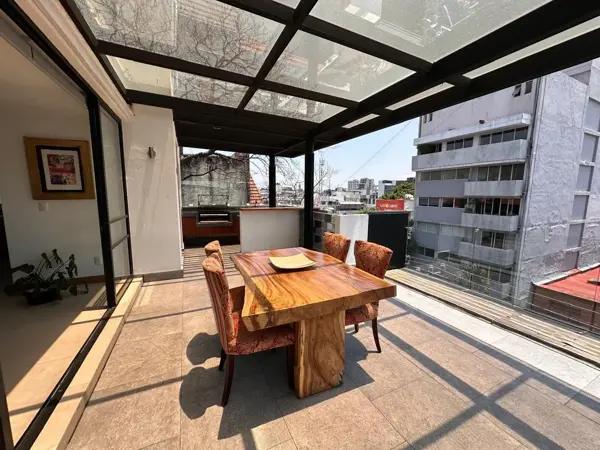 PH Dúplex en Venta, Colonia del Valle | Roof Privado con Asador, 3 Estacionamientos