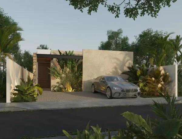 PREVENTA CASA CON CARPINTERIA NATURAL EN PRIVADA DE CONKAL PREVENTA CASA CON CARPINTERIA NATURAL EN PRIVADA DE CONKAL