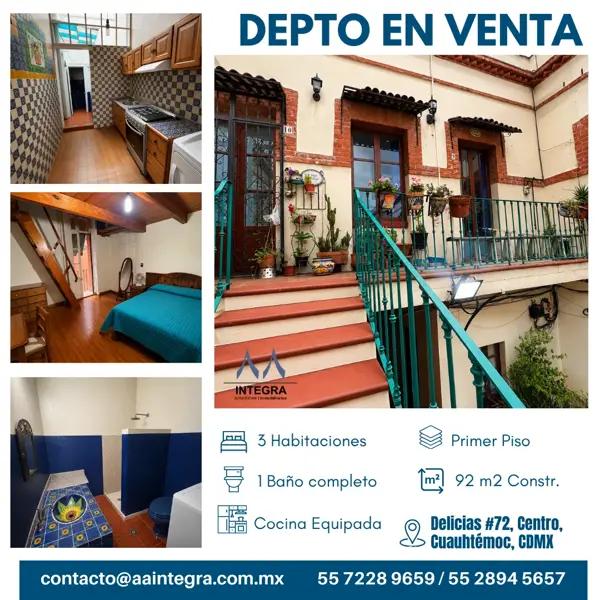 Departamento en Venta en Centro Histórico. Departamento en Venta en Centro Histórico.