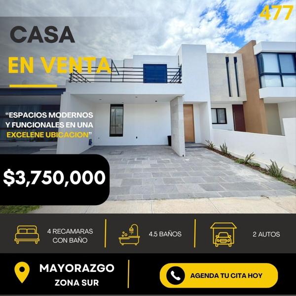 Casa en venta en mayorazgo del valle