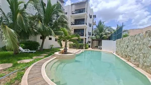 Departamento amueblado en venta a una cuadra del mar en Chicxulub Puerto Departamento amueblado en venta a una cuadra del mar en Chicxulub Puerto